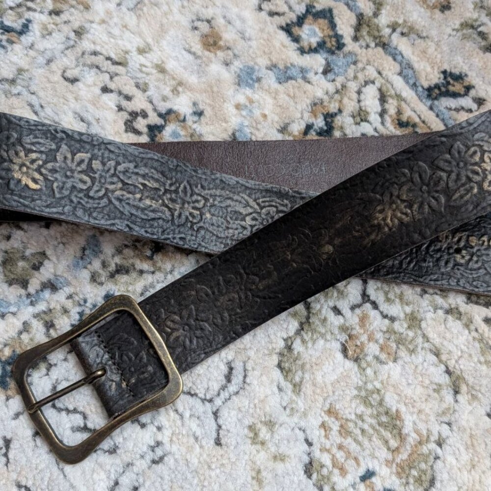 Fabio Corti Women`s Genuine Leather Belt size XL Made in Italy